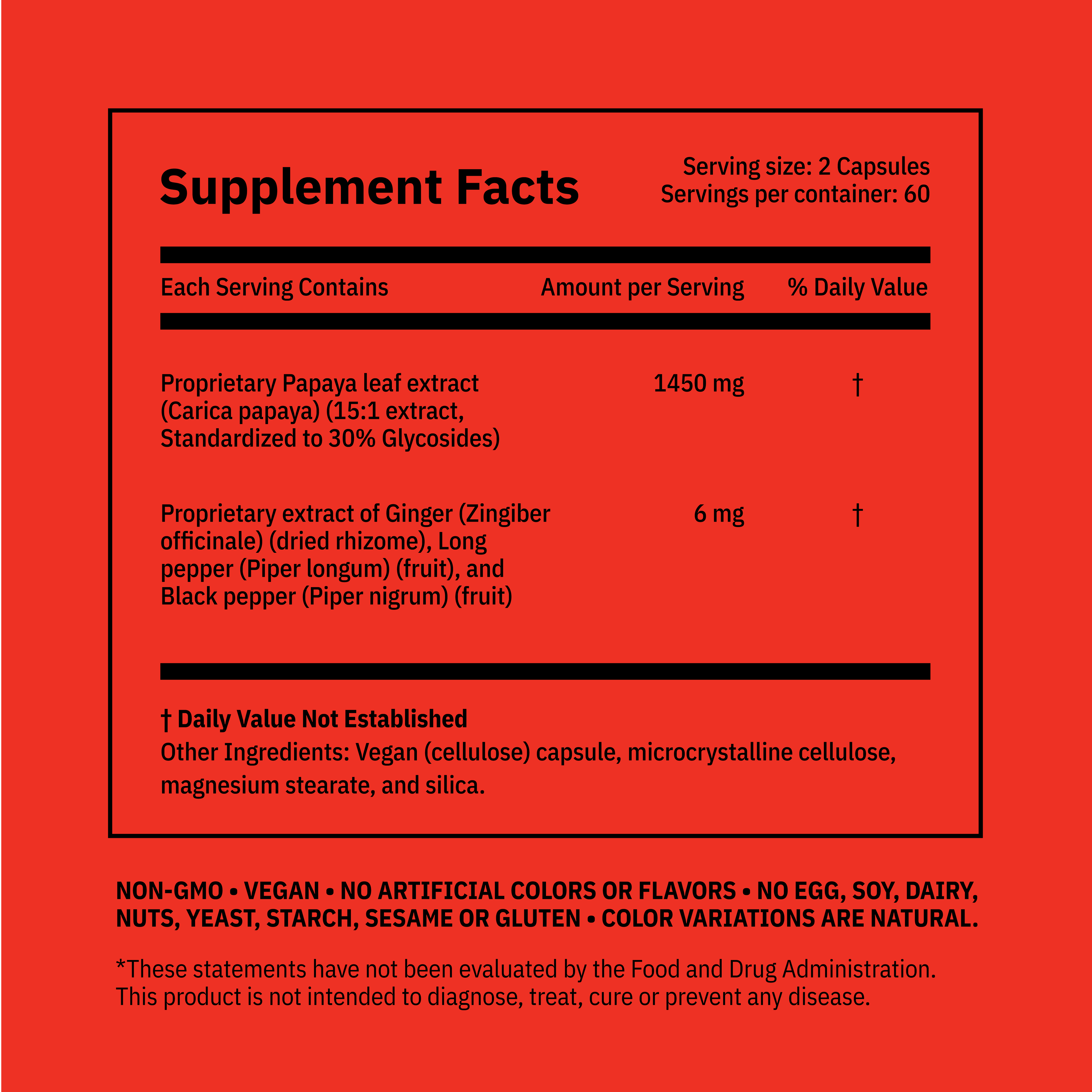 PRP Boost™ – Papaya Leaf Superior Extract Supplement for Platelet Support